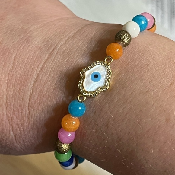 COLORFUL Evil Eye Bracelet - Picture 12 of 12